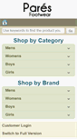 Mobile Screenshot of paresfootwear.co.uk